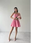 Clara Askılı Mini Elbise