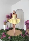 Clara Askılı Mini Elbise