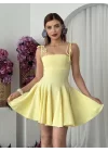 Clara Askılı Mini Elbise