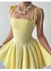 Clara Askılı Mini Elbise