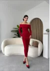 Dakota Drapeli Elbise