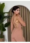 Darcy Sırt Dekolteli Tulum