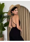 Darcy Sırt Dekolteli Tulum