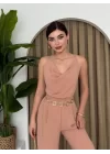 Darcy Sırt Dekolteli Tulum