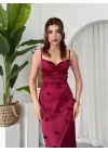 Dora Çiçek Detaylı Elbise