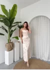 Dora Çiçek Detaylı Elbise