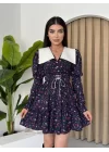 Dreamy İp Detaylı Mini Elbise
