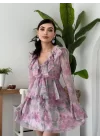Elose Fırfırlı Elbise