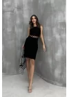 Estelya Cut Out Mini Elbise 2571-01