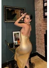 Felicia Sırt Dekolteli Elbise 2583-08
