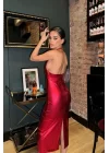 Felicia Sırt Dekolteli Elbise 2583-08