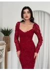 Folers Çiçek Desenli Elbise