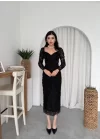 Folers Çiçek Desenli Elbise