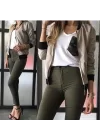 Gabardin Kumaş Yüksek Bel Pantolon 90 Cm 4XLbel40cm