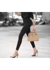 Gabardin Kumaş Yüksek Bel Pantolon 92cm Sbel 31cm