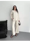 Gömlek Pantolon Ikili Takım - Kırık Beyaz