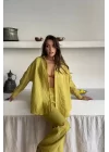 GÖMLEK-PANTOLON TAKIM CUPRA KUMAŞ - Yağ Yeşili