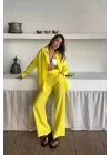 GÖMLEK - PANTOLON TAKIM - Sarı