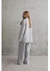 Gri 3-İplik Comfort Ceket Ve Pantolon Takım