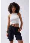 Halter Yaka Crop