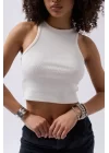 Halter Yaka Crop
