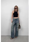 Halter Yaka Kolsuz Bluz