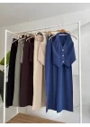 Halter Yaka Yelekli Modal Takım 10144