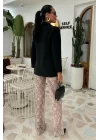 İçi Astarlı Dantel Pantolon 0081