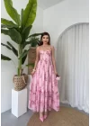 Jame Askılı Elbise