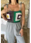 Jasmin Süzüneli Keten Tulum 1280-08