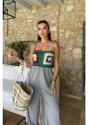 Jasmin Süzüneli Keten Tulum 1280-08