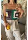 Jasmin Süzüneli Keten Tulum 1280-08