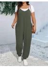 Kadın Askılı Halter Yaka şalvar Tulum