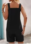 Kadın Askılı Yuvarlak Yaka Kuş Gözü Detaylı Bürümcük Bluz Ve Short Ikili Takım
