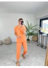 Kadın Bisiklet Yaka Paça Pensli Aerobin Kumaş İkili Takım