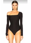 Kadın Düşük Omuz Ipek Jarse Bodysuit