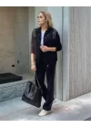 Kadın Iki Iplik Kumaş Pul Ve Fermuar Detaylı Ikili Takım