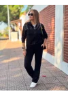 Kadın Iki Iplik Kumaş Pul Ve Fermuar Detaylı Ikili Takım