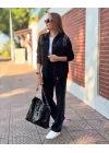 Kadın Iki Iplik Kumaş Pul Ve Fermuar Detaylı Ikili Takım