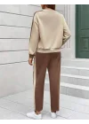 Kadın Iki Iplik şerit Detaylı Ikili Takım