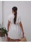 Kadın Ip Ve Bel Büzgü Detay Pareo