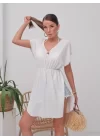 Kadın Ip Ve Bel Büzgü Detay Pareo