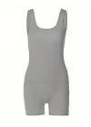 Kadın Kalın Askılı Bodycon Tulum