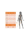 Kadın Kısa Kollu Kare Yaka Mini Bodycon Dalgıç Tulum