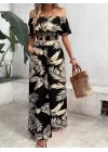 Kadın Kısa Kollu Madonna Fırfır Yaka Crop Süprem Bluz Ve Pantolon Ikili Takım