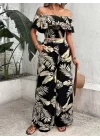 Kadın Kısa Kollu Madonna Fırfır Yaka Crop Süprem Bluz Ve Pantolon Ikili Takım