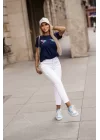 Kadın Kuş Desenli Süprem Tişört