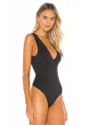 Kadın Sıfır Kol Sırt Ve Ön Dekolteli Ipek Jarse Bodysuit
