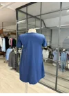 Kadın Türlü Viskon Kumaş Yırtmaç Detaylı Bluz