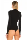 Kadın Uzun Kol Balıkçı Yaka Bodysuit